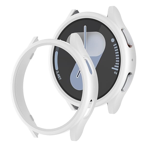 コンパチブル Samsung Galaxy Watch 7 ケース 44mm 40mm、コンパチブル Galaxy Watch 7 カバー 44mm 40mm PC素材 耐衝撃 高透過率 超薄型 装着簡単 全面保護カバー 高感度 取り付け簡単 バンパ