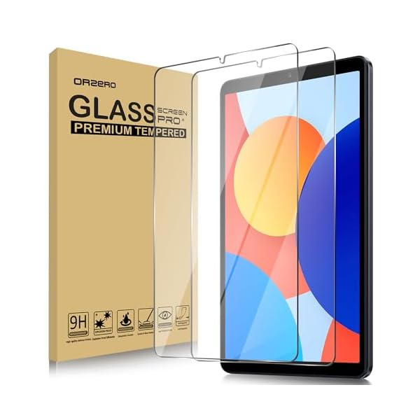 【2枚】Redmi Pad SE 8.7インチ/ iplay60 mini 8.68インチ 強化ガラスフィルム 新型【旭硝子素材・0.26mm・2.5D・耐衝撃硬度9H・透過率・飛散防止・気泡防止】Redmi Pad SE 8.7タブレット液晶保護フ