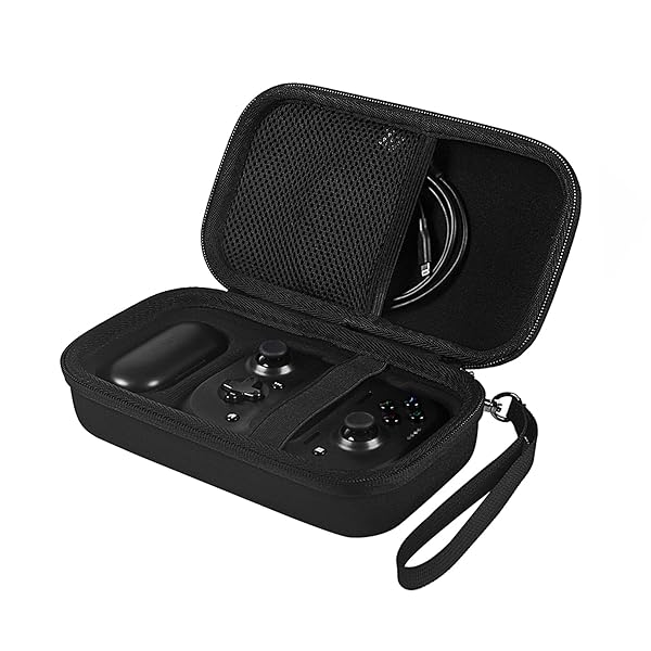 Razer Kishi モバイルコントローラー用ケース 保護ケース Razer Hammerhead True Wirelessも収納可能 耐衝撃 バッグ キャーリングケース ケーブルなどのアクセサリも収納可能