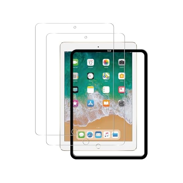 対応 iPad 6世代 / 5世代 / iPadAir2 / iPadPro9.7インチ iPad 9.7 ガラスフイルム 指紋防止 強化ガラス フィルム 保護フィルム 液晶 保護 ガラス 硬度9H 国産AGC旭硝子素材 気泡ゼロ 飛散防止 高感度