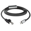 3M ギガビット USB C to LAN ケーブル 1000M信号伝送 Type-C to RJ45 イーサネットケーブル OTG機能対応 直接接続遅延なしThunderbolt 3/4、iPhone15/16、 MacBook Air/Pro、i(2)