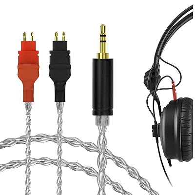 Geekria åץ졼 ֥ ϥ Sennheiser HD 25, HD 25-1, HD 25-1 II, HD 25-C, HD 25-13 إåɥۥ б ǥ ֥ ñ뾽 4 (3.5mmץ饰)