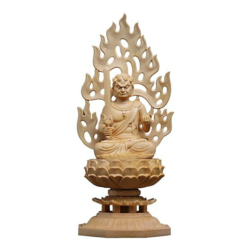 仏像 不動明王 仏壇仏像 桧木製 木彫り 八角台座 火炎光背 酉年 守り本尊 祈る 厄除け(高さ28cm×巾12cm×奥行12cm)(不動明王) 仏像 不動明王 仏壇仏像 桧木製 木彫り 八角台座 火炎光背 酉年 守り本尊 祈る 厄除け(高さ28cm×巾12cm×奥行12cm)(不動明王)