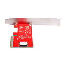 YC° アダプター PCI-E 4.0 Express 4.0 x4 - Oculink 内蔵SFF-8612 SFF-8611 ホストアダプター PCIe SSD用 ブラケット付き(2)