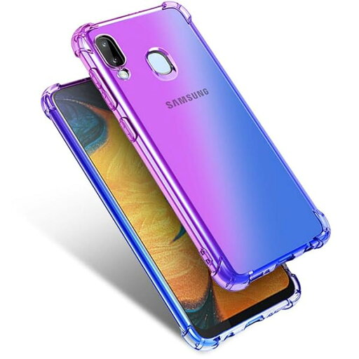Galaxy A30 ケース Galaxy A20 ケース 耐衝撃 ガスバッグケース グラデーションカラー 落下防止 ソフトシリコン 落下防止 携帯電話ケース Samsung A30 / Galaxy A20 用 Galaxy A30 ケース Galaxy A20 ケース 耐衝撃 ガスバッグケース グラデーションカラー 落下防止 ソフトシリコン 落下防止 携帯電話ケース Samsung A30 / Galaxy A20 用