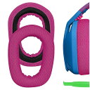 イヤーパッド Comfort 互換性 パッド ロジクール Logicool G435 G335 ヘッドホンに対応 パッド イヤー/イヤーカップ メッシュファブリック(赤)