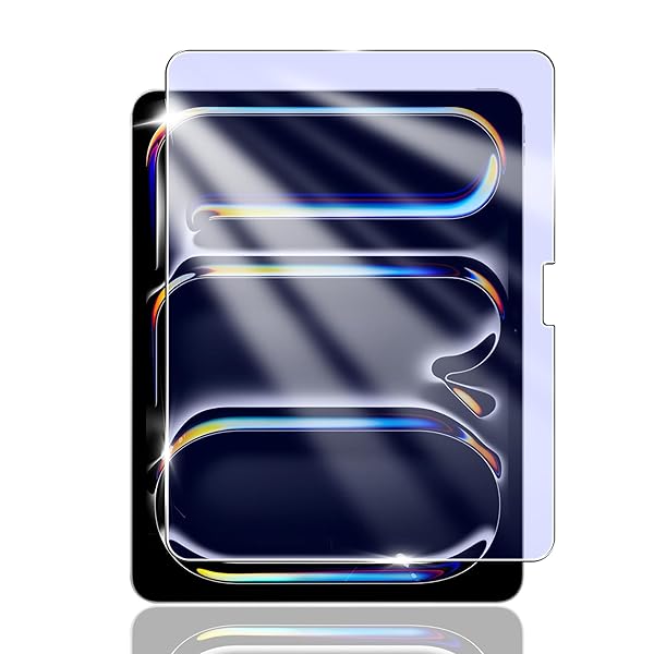 【 ブルーライトカット】対応 iPad Air 13インチ M3 2025 用の / M2 2024 用の ガラスフィルム ブルーライトカット FOR iPad Air 13 インチ 保護フィルムFOR アイパッド プロ 13フィルム 強化ガラス 目