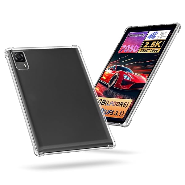 Headwolf FPad7/FPad6/Alphawolf APad2 ケース 8.4インチ【 2025年の新】強化されたコーナー 黄ばみなし 軽量 TPU 耐衝撃 落下防止 耐摩耗性 防水性 指紋防止 より良い滑り止め すり傷防止 Headwol