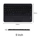 IPad,PC,Samsung,タブレット用のタッチパッド付きBluetoothタッチキーボード
