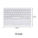IPad,PC,Samsung,タブレット用のタッチパッド付きBluetoothタッチキーボード