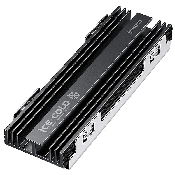 M.2 2280 SSD ヒートシンク シリコンパッドに付き PC/PS5 M.2 PCIE NVMe SSDをサポート[M16]