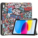 2025 iPad A16 (第11世代 11インチ) ケース iPad 第10世代 10.9インチ 2022 ケース 猫 ネコ ねこちゃん 柄付き Apple Pencil 収納可能 TPU PUレザー 三つ折り オートスリープ,落書き