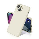 iphone 13 ケース シリコン 耐衝撃 滑り止め スマホケース 米軍MIL規格 SGS認証 指紋防止 カバー アイホン 13 ケース 衝撃吸収 カメラ保護 携帯ケース ソフト 薄型 ワイヤレス充電対応 13ケース 6.1インチ用(ベージュ)