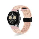 編組バンド Amazfit Bip 6/Xiaomi Redmi Watch 5 Lite/5 Active 対応 交換バンド ナイロン製 柔らかい 磁気 バッ...