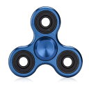 スピナー アルミニウム合金 ハンドスピナー ステンレススチール ベアリング ストレス解消 暇つぶし ストレス解消 暇つぶし 子供のおもちゃ(ブルー)