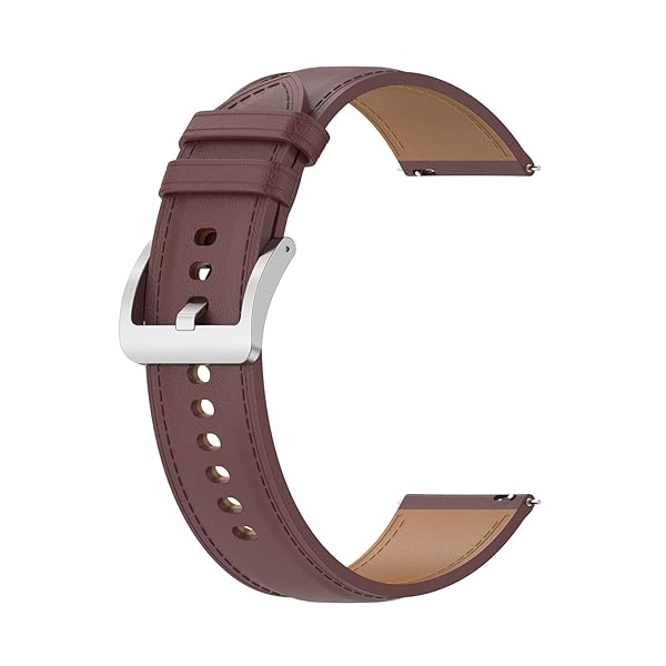 for HUAWEI WATCH GT5 Pro 46mm/GT5 46mm バンド ベルト 本革 WATCH GT4 46mm/GT3 Pro 46mm/WATCH GT 3 46mm レザー 交換バンド 交換ベルト アクセサリー (ダークブラウン