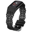 Fitbit Charge6/Charge5バンド フィットビット チャージ6/チャージ5に対応 スポーツバンド レース柄シリコン交換ベルト かわいい おしゃれ...