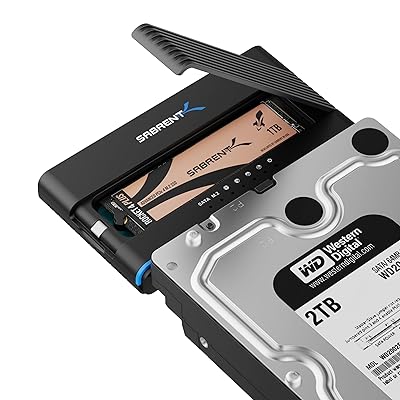 USB 3.2 Type C M.2 PCIe NVMe + 2.5/3.5インチ SSD & HDDコンバーター [DS-UCMH]