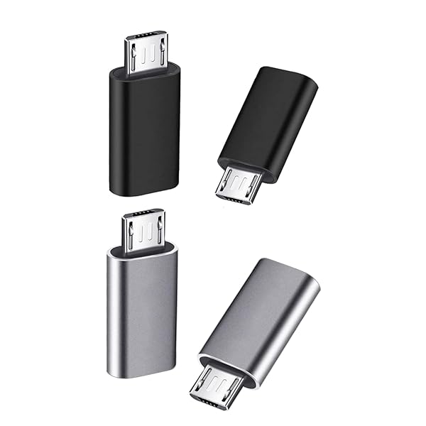 マイクロUSB変換アダプター タイプC Micro USB 変換アダプタ 4個入り Type C メス to Micro USB オス 変換コネクタ 充電とデータ転送 Galaxy、Nexus、Xperia、HUAWEI等Micro USB設備対応