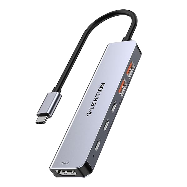 USB C ϥ 2*USB 3.2+2*USB 3.2(c) 4K 60Hz 10Gbps HDMI 100W PD 6-in-...