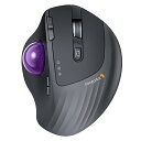 トラックボールマウス 2.4GとBluetooth対応 3台デバイス同時接続 5段階DPI 7ボタン 無線 windows/mac/iPad対応 USB-C充電...
