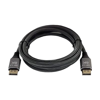 Cablecc DisplayPort 1.4 8K 60hzケーブルUltra-HD UHD 4K 144hz DP to DP Cable 76804320 for Video PC Laptop TV 5M