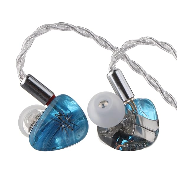 Kiwi Ears Orchestra Lite 8BAハイブリッド型HiFiイヤホン 人間工学に基づくデザイン 0.78mm2pinコネクター&3.5mmステレオプラグ 耳掛け式イヤホン 4コア7N無酸素銅(OFC)ケーブル リケーブル可能設計 天