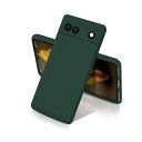 Google pixel 6a ケース シリコン 耐衝撃 滑り止め スマホケース 米軍MIL規格 SGS認証 指紋防止 カバー グーグル ピクセル 6A ケース 衝撃吸収 カメラ保護 携帯ケース ソフト 薄型 ワイヤレス充電対応(ダークグリーン)
