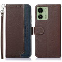 motorola edge 40 ケース 手帳型 Moto Edge40 手帳 モトローラ Edge40 ケース 耐衝撃 ストラップ付き [RFIDブロッキング...