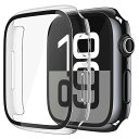 対応 Apple Watch Series 10 42mm用 ケース, 対応アップルウォッチ 10 42mm 保護カバー ガラスフィルム 一体型 PC素材全面保...