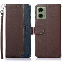 Motorola (モトローラ) Moto G24 / G04 用 ケース 手帳型 Moto G24 / G04 手帳 ケース 耐衝撃 ストラップ付き [RFI...