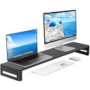 デュアル モニター台 机上台 ディスプレイ台 2画面スタンド パソコン PC キーボード 収納 幅100cm(金属製)(2)