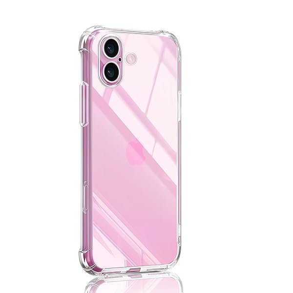 iPhone 16 Plus ケース ソフト TPU 耐衝撃 Qi充電対応 黄変防止 iphone16プラス クリアカバー