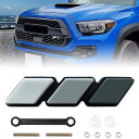 3色フロントグリルバッジエンブレム Tacoma 4ランナータンドラセコイアRav4ハイランダー用(ホ
