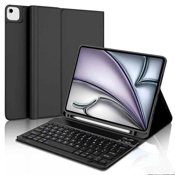 ipad air 11インチ キーボード ケース M2/M3対応 iPad Air 第5世代 第4世代 キーボードケース 10.9インチ 軽量 薄型 iPad Pro 11インチ キーボード付きケース 第4/3/2/1世代 Apple pencil収