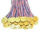 PATIKIL 100個 プラスチック製 勝者賞 金属 1.5