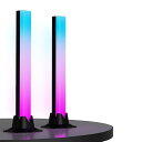 LED ゲーミングライト テープライト ムードライト雰囲気ライト RGB ゲームライト 調光調色 音声同期 リズムライト 間接照明 ゲーム パーティー など適応 ホーム装飾用 USB接続 【2個セット】(2)