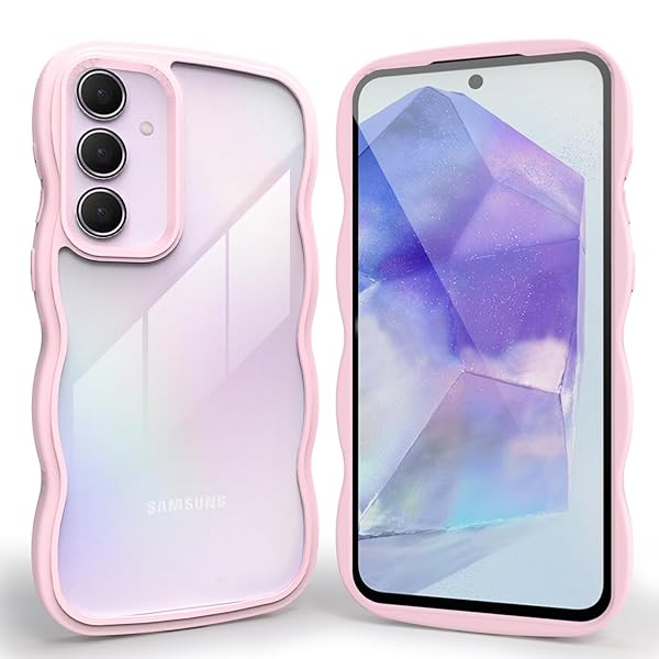 Galaxy A55 5G ケース クリア 全面保護 Galaxy A55 5G SC-53E / SCG27 スマホケース 人気 かわいい ギャラクシー A55 5G カバー 透明 耐衝撃 滑り止め 薄型 軽量 TPU レンズ保護 おしゃれ 落下防