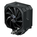 CPUクーラー PWMファン搭載 4本ヒートパイプ TDP230W サイドフロー型 cpu冷却 空冷 静音CPUファン AMD AM4 AM5/ Intel LGA 1851 2011 2066(X79/X99マザーボード)ブラック【up1K4】(2)