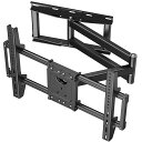 テレビ壁掛け金具アーム式 32-80 インチ液晶対応 大型 前後&左右&上下多角度調節回転90度可能 可動式 フルモーション式壁掛けテレビ VESA規格最大60...