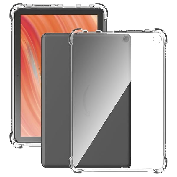 For HD 10 2023 ケース HD 10 2023 クリア ソフトカバー 透明TPU レンズ保護 薄型 落下防止 安心保護 指紋防止 黄変防止 軽量 全面保護カバー