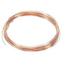PATIKIL 10 M ソリッド裸銅線 22ゲージ 99.9%純銅線 0.7 mm 柔らかい ビーディングワイヤー 金属製植物茎ネクタイ ジュエリークラフト用