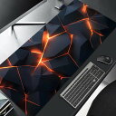 大型滑り止めゲーミングマウスパッド、赤と青のグラデーションデザイン、ゴム縫いエッジ、ゲーマー用デスクマット、オフィスワーク、90x40(2)