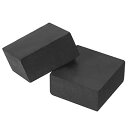 PATIKIL 植物ポットフィート 50x50x25 mm 6個 インビジブルライザー ゴム 正方形 屋外 庭園 パティオデッキ フラワープランター用 ブラック