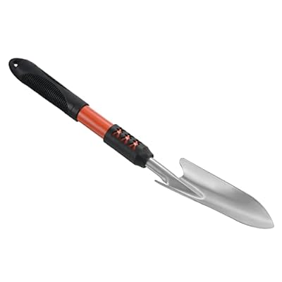 PATIKIL 440 mm 掘削シャベル ロング ガーデンコテ 狭い側面 ハンドシャベル ステンレス鋼 ガーデニン..