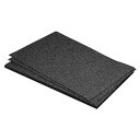 PATIKIL 柔らかいフェルトシート グリッターファイバークラフトシート ブラック 30 cm x 20 cm DIY趣味の装飾用 6個