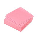 PATIKIL 柔らかいフェルトシート ファブリッククラフトシート DIY趣味の装飾用 ピンク 10 cm x 10 cm 21個