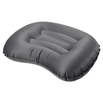 PATIKIL インフレータブル枕 大きい 43 x 32 cm 超軽量 キャンプ旅行用枕 デスクレストクッション 睡眠枕 ハイキング バックパッキング オフィス用 グレー PATIKIL インフレータブル枕 大きい 43 x 32 cm 超軽量 キャンプ旅行用枕 デスクレストクッション 睡眠枕 ハイキング バックパッキング オフィス用 グレー