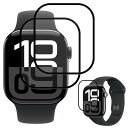 対応 Apple watch series10 46mm フィルム 【3枚セット】 アップルウォッチ Series10 46mm フィルム PET複合材 液晶保...