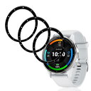 用 Garmin Venu 3 フィルム (3枚) ガラスフィルム PET複合材 炭素繊維 用 ガーミン Venu 3 1.4インチ 液晶保護フィルム カバー ...